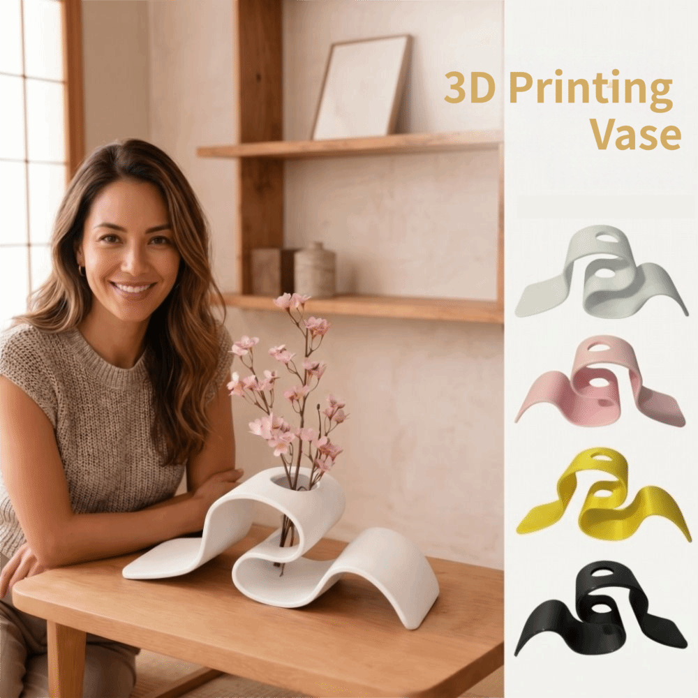Gift Elegant 3D Printing Vase  - огляд і ціна Dried Flower Bulk
