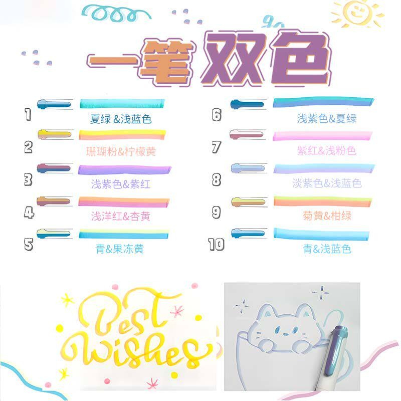 New Zebra Mildliner Mix WKS23  - огляд і ціна Zebra Pen Mildliner